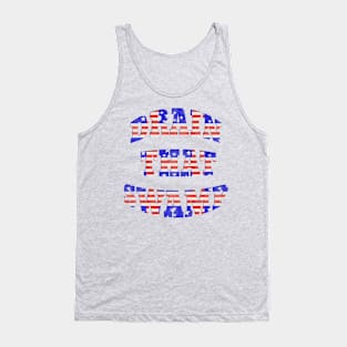 Red White Blue DRAIN THAT SWAMP Tank Top